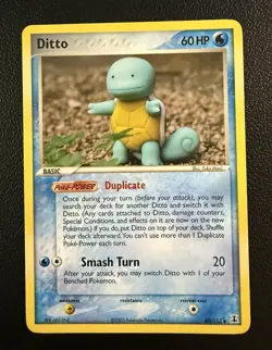 The Pokemon Company Ditto (Squirtle) 40/113 EX Delta Species Rare HP 60 English - Image 1