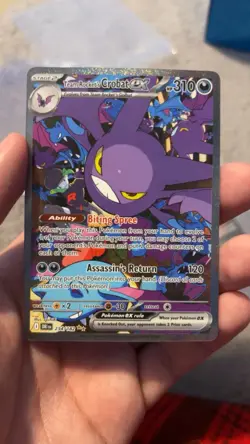 Pokemon TCG Team Rocket's Crobat EX 234/182 Destined Rivals Holo Rare 310 HP - Image 1