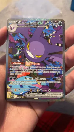 Pokemon TCG Team Rocket's Crobat EX 234/182 Destined Rivals Holo Rare 310 HP - Image 3