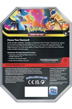 ✅ Pokemon TCG - Mega Charizard X ex Tin - Brand New And Sealed -Fast Dispatch ✅ - Image 3