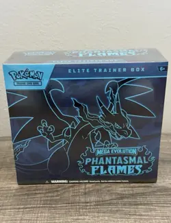 Phantasmal Flames ETB Factory Sealed Pokemon Charizard SIR Chase - Image 1