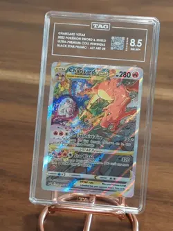 Charizard VSTAR 2022 Pokemon Tag Grade 8.5 NM MT+ SWSH262 - Image 1