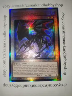 YuGiOh Dark Beckoning Beast RA03-EN027 Prismatic Ultimate Rare - Image 1