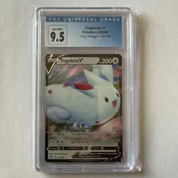 Pokemon TCG Togekiss V Vivid Voltage Holo Ultra Rare Card 140/185 CGC 9.5 Mint+ - Image 1