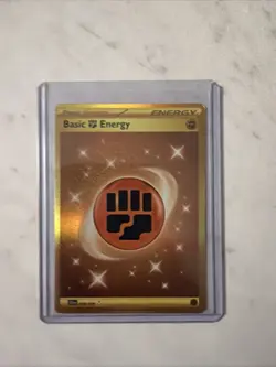 Pokemon TCG Basic Fighting Energy Scarlet Violet Holo Card 258/198 - Image 1