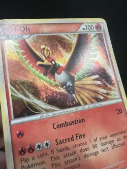 Ho-Oh HGSS01 Black Star Promo Cosmos Rare Holo 2010 Pokemon Card - Image 4