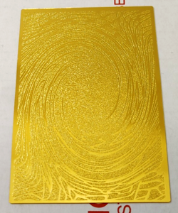 Gold Foil Blue-Eyes Ultimate Dragon Custom Fan Made Trading Card YuGiOh - Image 2