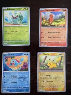 Costco 151 Mini Tin Promo Cards - 4× Cosmo Reverse Holo Card Set - Pokemon TCG! - Image 1