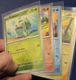 Costco 151 Mini Tin Promo Cards - 4× Cosmo Reverse Holo Card Set - Pokemon TCG! - Image 3