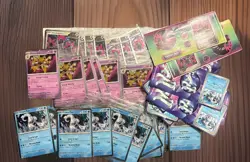 Lot Of 27 Sealed Pokemon Cards & Matching Stickers - Image 1