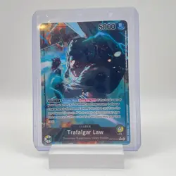 Trafalgar Law OP10-022 Leader One Piece Card Game Holo Alternate Art NM - Image 1