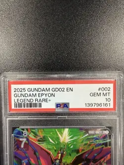 Gundam Card Game - Epyon LR + PSA 10 GEM MT - GD-02 #002 TCG - Image 3