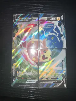 Pokemon Card Morpeko V-Union SWSh215-SWSH218 Promo Holo Rare NM - Image 1
