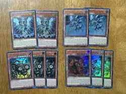 Yugioh! Dragon Ruler 10 Card Lot (Mixed Rarities) RA04 Quarter Century Bonanza - Image 1