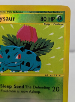 Pokemon TCG Ivysaur Expedition Base Set Reverse Holo Uncommon Card 82/165 MP - Image 3