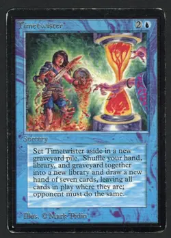 ***Beta Timetwister*** MTG Beta Magic Kid Icarus - Image 1