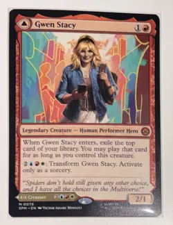 Ghost-Spider Gwen Stacy Marvel's Spider-Man Magic The Gathering NM 0078 TCG - Image 1