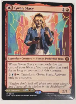 Ghost-Spider Gwen Stacy Marvel's Spider-Man Magic The Gathering NM 0078 TCG - Image 2