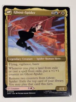 Ghost-Spider Gwen Stacy Marvel's Spider-Man Magic The Gathering NM 0078 TCG - Image 3