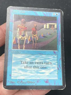 ***Alpha Time Walk (Light Indents & Edge Wear)*** MTG Alpha Magic Kid Icarus - Image 3