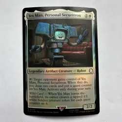 Yes Man, Personal Securitron 29 NM Foil R Universes Beyond: Fallout MTG - Image 1