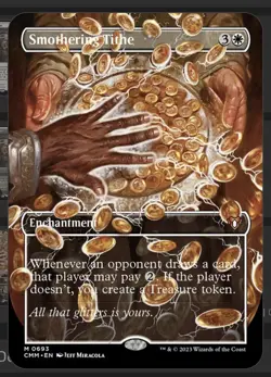 Smothering Tithe (Borderless) Commander Masters Regular - Image 1