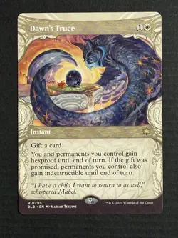 Magic The Gathering Dawn’s Truce Showcase Bloomburrow Non-foil - Image 1