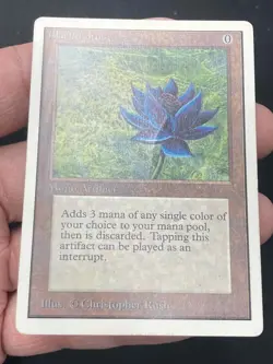 ***Unlimited Black Lotus (Heavy Indent)*** MTG Unlimited Magic Kid Icarus - Image 3