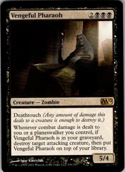 Magic The Gathering Vengeful Pharaoh M12 116 NM - Image 1