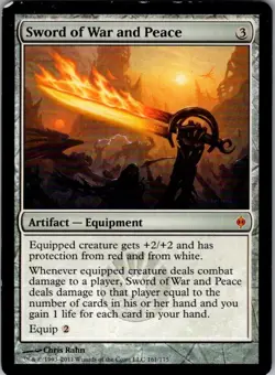 Magic The Gathering Sword of War and Peace NPH 161 LP - Image 1