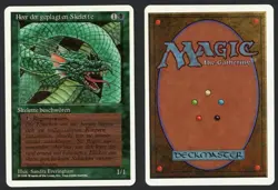 ***French German Craw Wurm Dredge Skeletons White Border Test Print** MTG Summer - Image 1