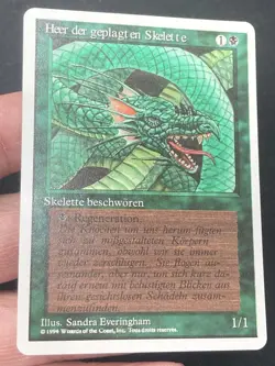 ***French German Craw Wurm Dredge Skeletons White Border Test Print** MTG Summer - Image 2