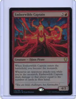 Emberwilde Captain - Commander Legends - Rare - MTG - Near Mint Foil - Image 1