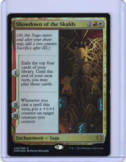 Showdown of the Skalds - Kaldheim - Rare - MTG - Near Mint Foil - Image 1