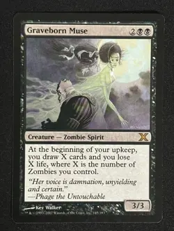 1x MTG Graveborn Muse - 10th Edition (10E) #145 - Magic the Gathering - Image 3