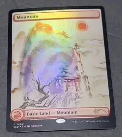 Mountain (1402) Secret Lair Drop Foil mtg - Image 2
