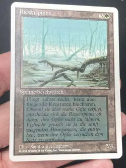 ***French German Swamp Giant Spider White Border Back Test Print*** MTG Summer - Image 2