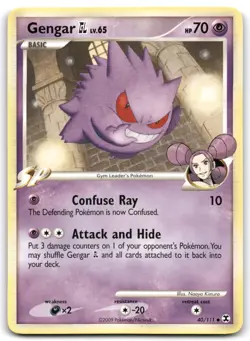 Gengar GL #40 Rising Rivals Pokemon - Image 1
