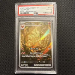Ninetales 199/197 Pokemon TCG S&V Obsidian Flames Holo Illustration Rare Card - Image 1