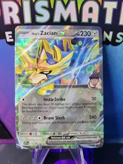 Pokemon Hop's Zacian ex #193 Journey Together Black Star Promo SVP - Image 1