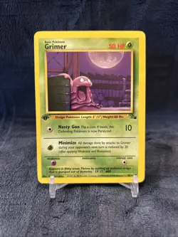 Pokemon TCG Grimer Fossil, 1st Edition Common - Image 1