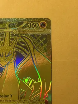 GOLD Mega Charizard Y EX 294/217 Ascended Heroes Mega Hyper Rare Pokemon TCG - Image 4