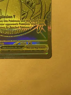 GOLD Mega Charizard Y EX 294/217 Ascended Heroes Mega Hyper Rare Pokemon TCG - Image 5
