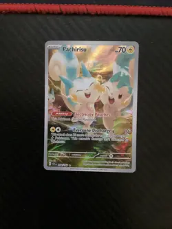 PACHIRISU 208/198 Illustration Rare Scarlet & Violet Pokemon TCG NM - Image 1