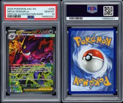 2026 POKEMON ASCENDED HEROES SPECIAL ILLUSTRATION RARE MEGA GENGAR EX PSA 10 - Image 2