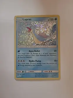 Pokemon TCG Lapras Holo 5/12 McDonald’s Promo 2019 Excellent Condition - Image 1