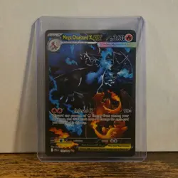 Pokemon Mega Charizard X EX Stage 2 Holo 125/094 Phantasmal Flames 360 HP Rare - Image 1