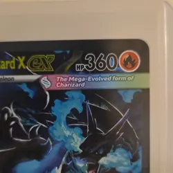 Pokemon Mega Charizard X EX Stage 2 Holo 125/094 Phantasmal Flames 360 HP Rare - Image 3