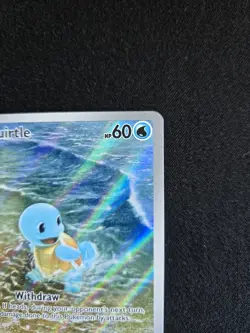 Pokemon 170/165 Squirtle Illustration Rare Scarlet & Violet 151 English - Image 5