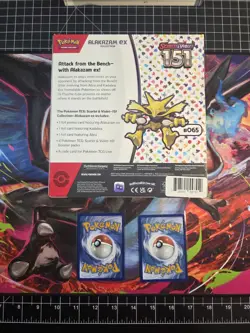 Pokemon TCG: Scarlet & Violet-151 Alakazam ex Collection Box NEW sealed! 820650855269 - Image 5